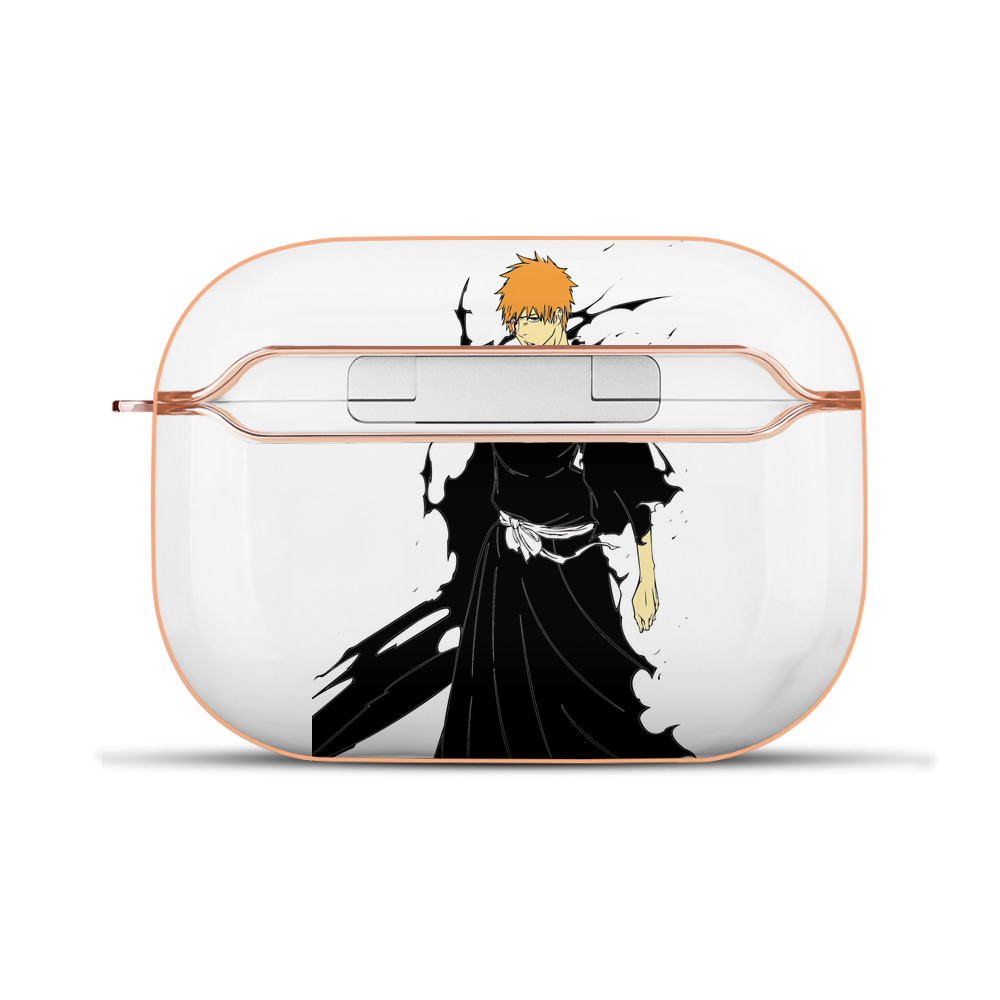 ブリーチ 黒崎一護（くろさき いちご）BLEACH Kurosaki Ichigo 【AirPods Pro用】ハードシェル保護ケース｜耐衝撃・防指紋・カラビナ付き商品仕様