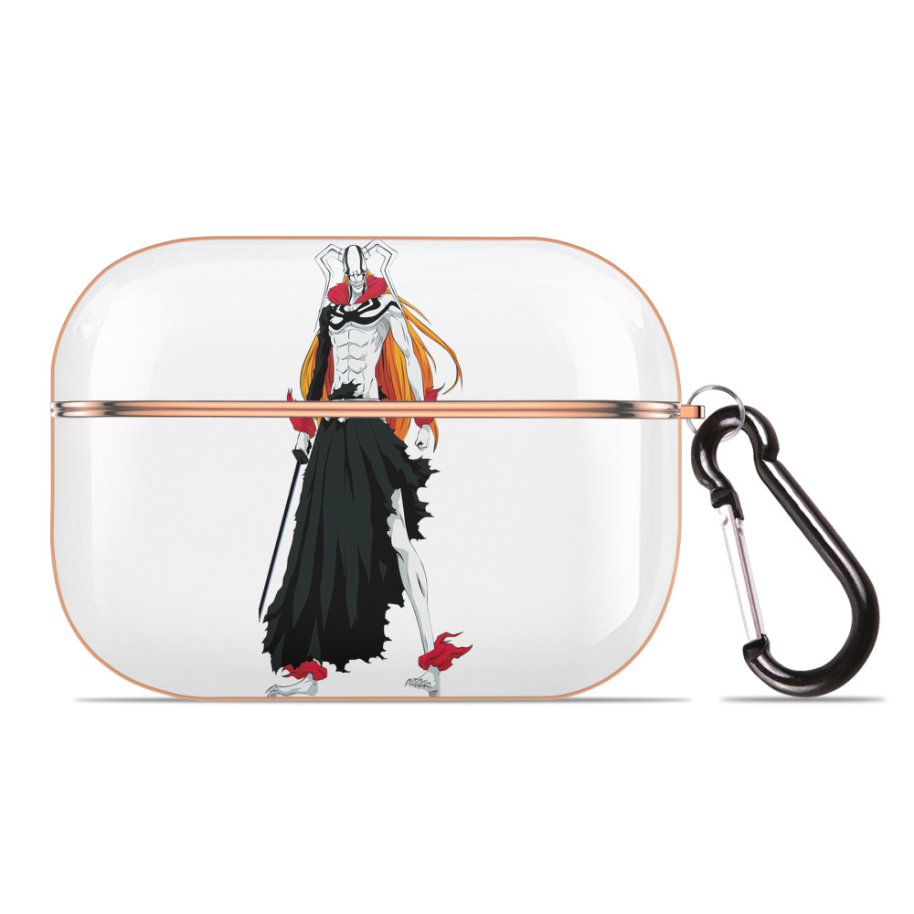 ブリーチ 黒崎一護（くろさき いちご）BLEACH Kurosaki Ichigo 【AirPods Pro用】ハードシェル保護ケース｜耐衝撃・防指紋・カラビナ付き商品仕様