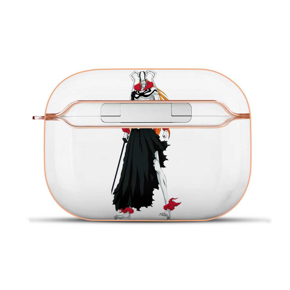 ブリーチ 黒崎一護（くろさき いちご）BLEACH Kurosaki Ichigo 【AirPods Pro用】ハードシェル保護ケース｜耐衝撃・防指紋・カラビナ付き商品仕様