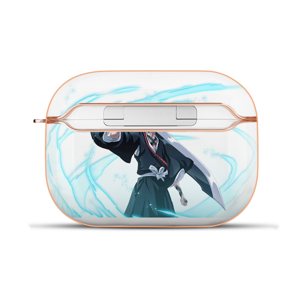 ブリーチ 黒崎一護（くろさき いちご）BLEACH Kurosaki Ichigo 【AirPods Pro用】ハードシェル保護ケース｜耐衝撃・防指紋・カラビナ付き商品仕様