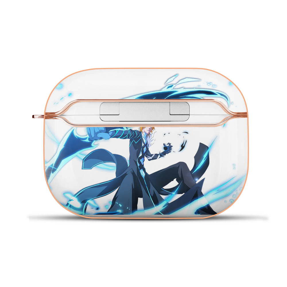 ブリーチ 黒崎一護（くろさき いちご）BLEACH Kurosaki Ichigo 【AirPods Pro用】ハードシェル保護ケース｜耐衝撃・防指紋・カラビナ付き商品仕様