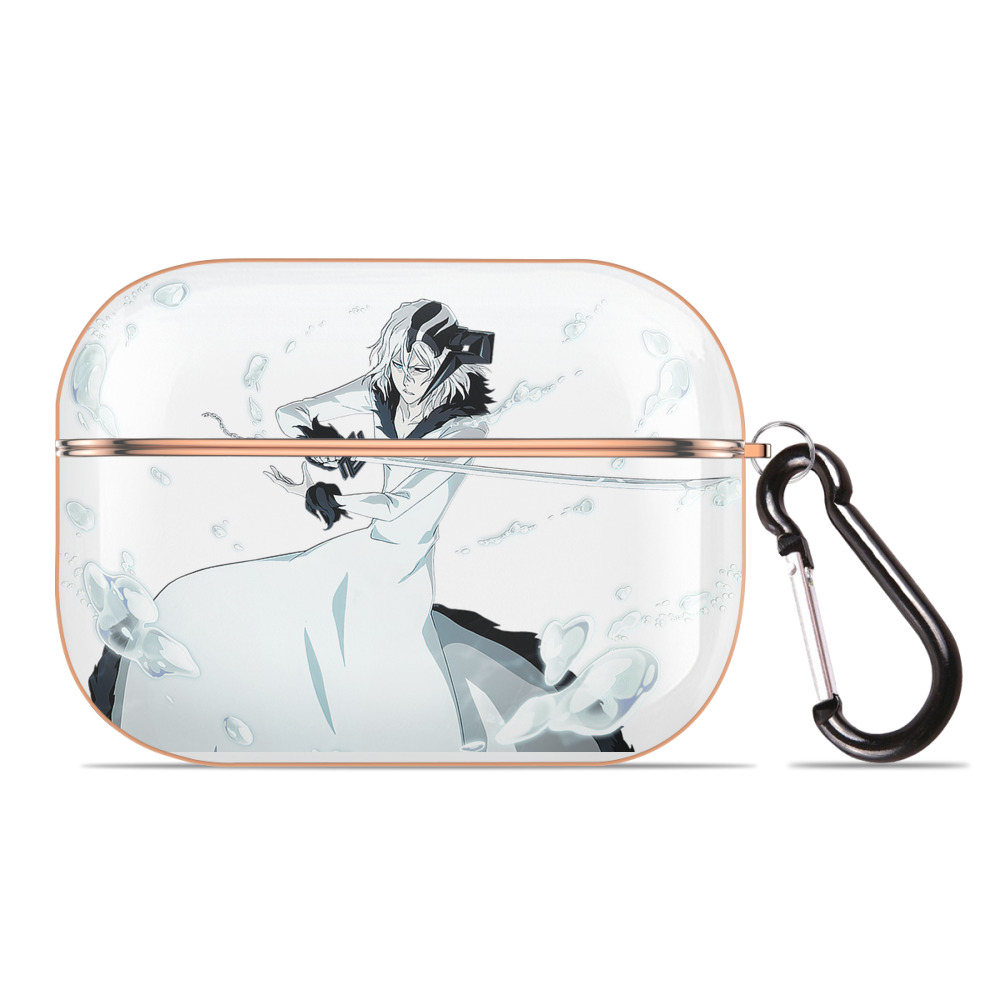 ブリーチ 黒崎一護（くろさき いちご）BLEACH Kurosaki Ichigo 【AirPods Pro用】ハードシェル保護ケース｜耐衝撃・防指紋・カラビナ付き商品仕様