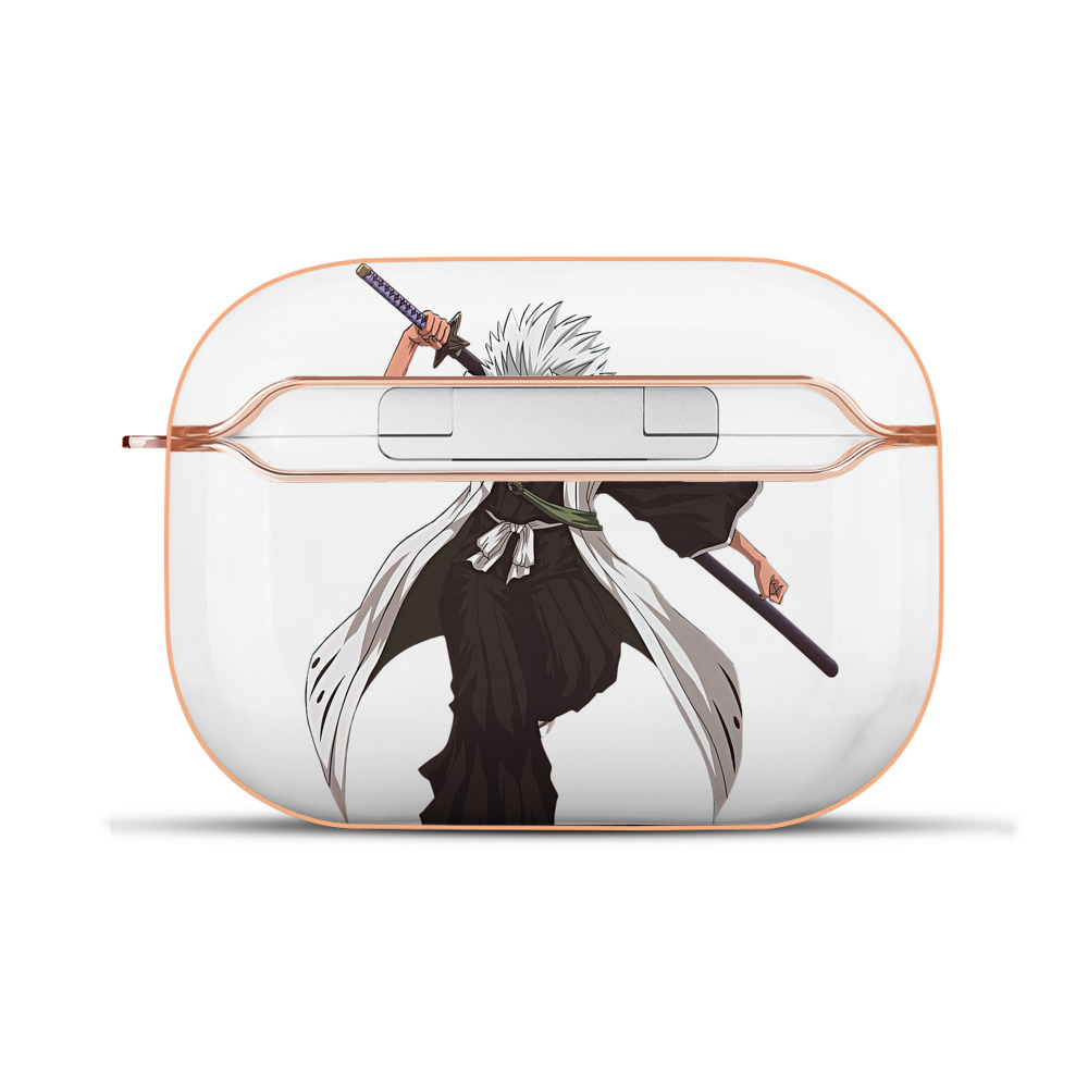 （画像用） ブリーチ 日番谷冬獅郎（ひつがや とうしろう） BLEACH Hitsugaya Toushirou 【AirPods Pro用】ハードシェル保護ケース｜耐衝撃・防指紋・カラビナ付き商品仕様