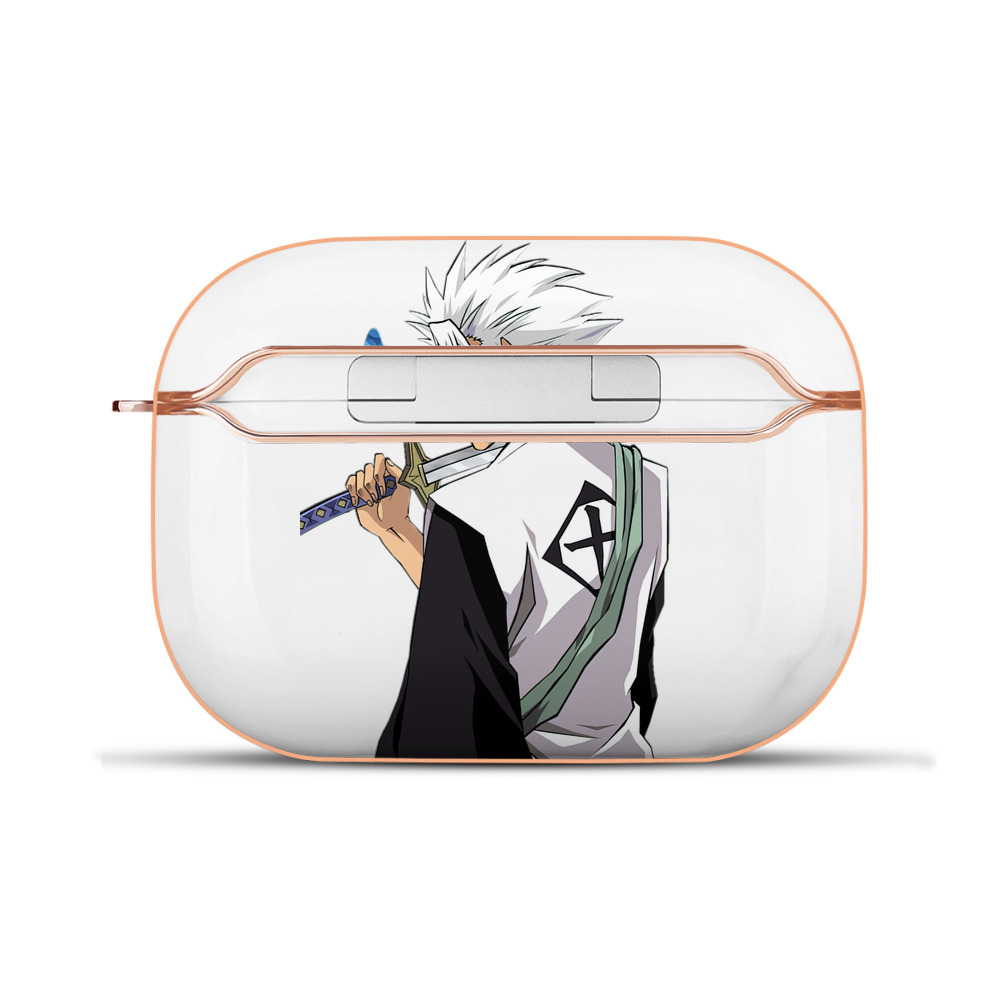 （画像用） ブリーチ 日番谷冬獅郎（ひつがや とうしろう） BLEACH Hitsugaya Toushirou 【AirPods Pro用】ハードシェル保護ケース｜耐衝撃・防指紋・カラビナ付き商品仕様