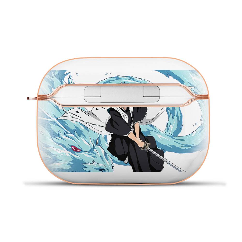 （画像用） ブリーチ 日番谷冬獅郎（ひつがや とうしろう） BLEACH Hitsugaya Toushirou 【AirPods Pro用】ハードシェル保護ケース｜耐衝撃・防指紋・カラビナ付き商品仕様
