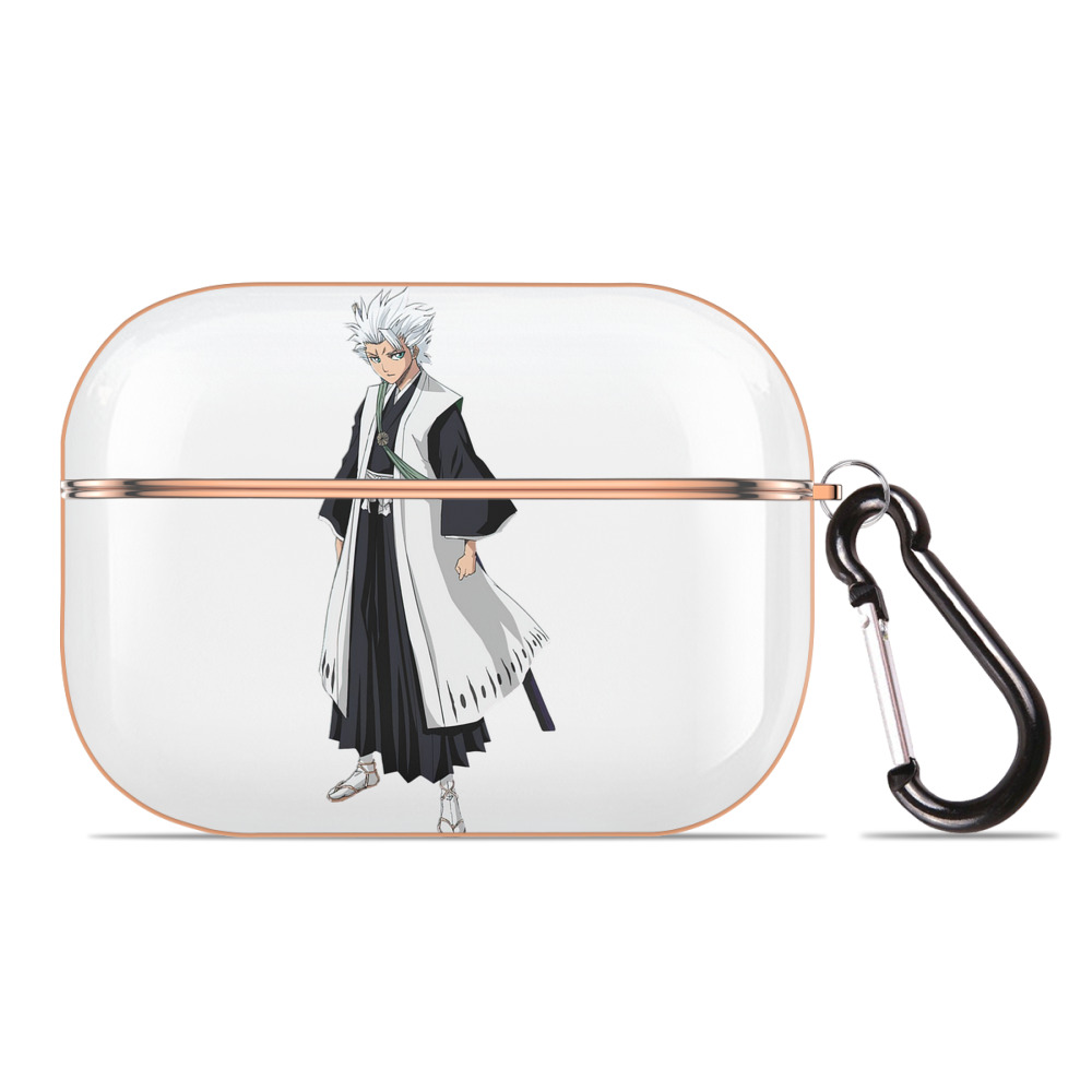（画像用） ブリーチ 日番谷冬獅郎（ひつがや とうしろう） BLEACH Hitsugaya Toushirou 【AirPods Pro用】ハードシェル保護ケース｜耐衝撃・防指紋・カラビナ付き商品仕様
