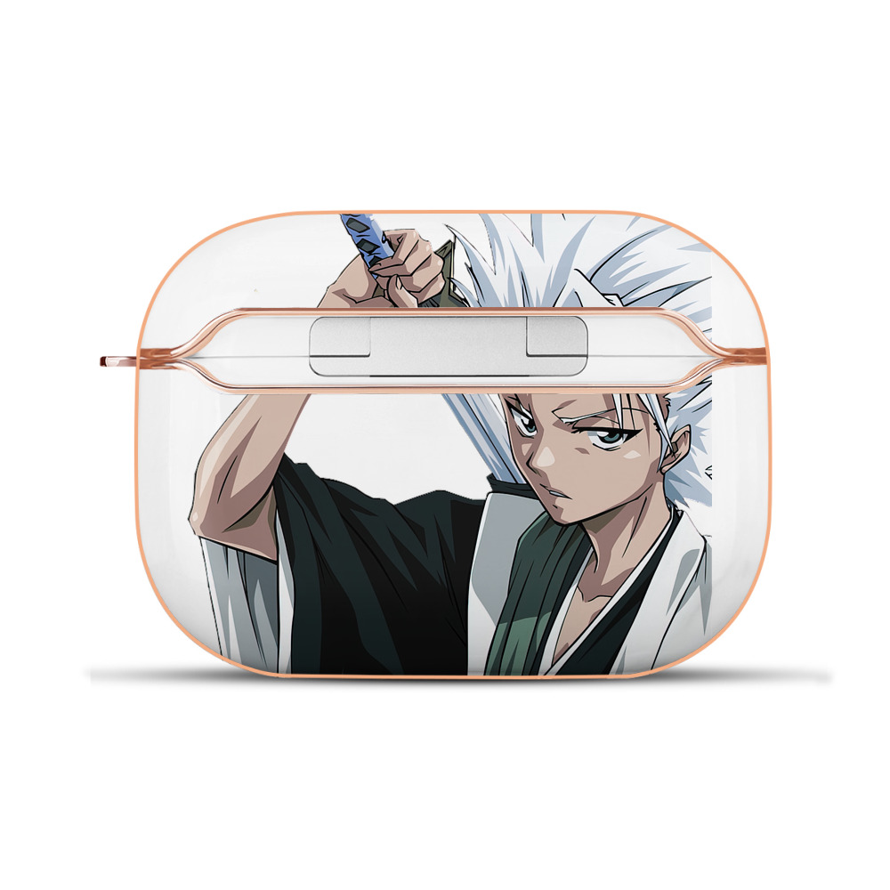 （画像用） ブリーチ 日番谷冬獅郎（ひつがや とうしろう） BLEACH Hitsugaya Toushirou 【AirPods Pro用】ハードシェル保護ケース｜耐衝撃・防指紋・カラビナ付き商品仕様