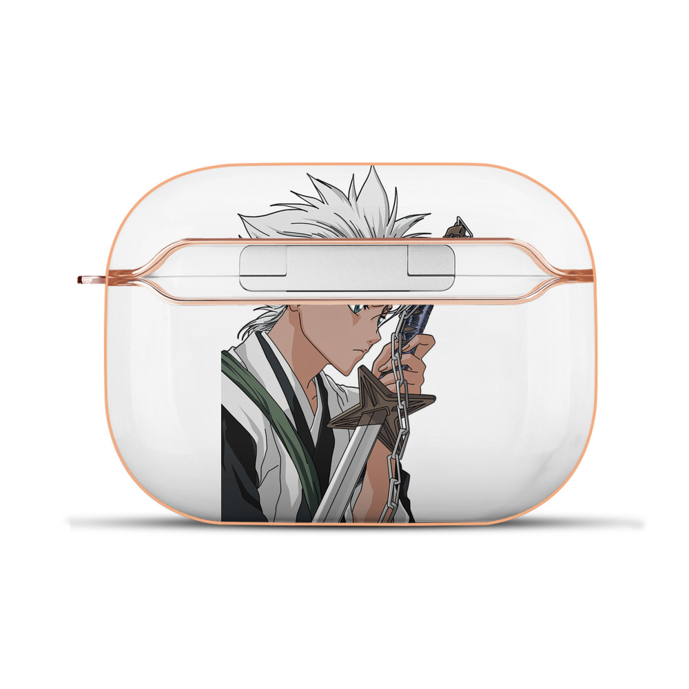 （画像用） ブリーチ 日番谷冬獅郎（ひつがや とうしろう） BLEACH Hitsugaya Toushirou 【AirPods Pro用】ハードシェル保護ケース｜耐衝撃・防指紋・カラビナ付き商品仕様