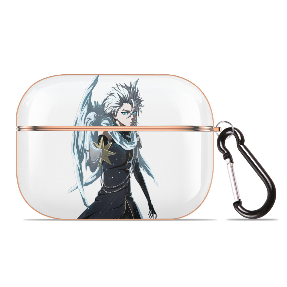（画像用） ブリーチ 日番谷冬獅郎（ひつがや とうしろう） BLEACH Hitsugaya Toushirou 【AirPods Pro用】ハードシェル保護ケース｜耐衝撃・防指紋・カラビナ付き商品仕様
