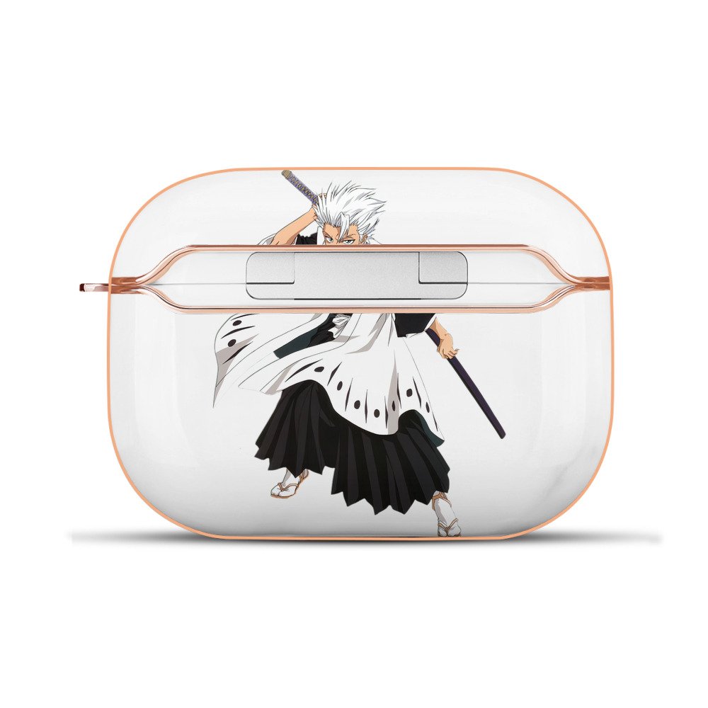 （画像用） ブリーチ 日番谷冬獅郎（ひつがや とうしろう） BLEACH Hitsugaya Toushirou 【AirPods Pro用】ハードシェル保護ケース｜耐衝撃・防指紋・カラビナ付き商品仕様