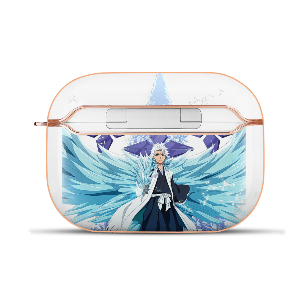 （画像用） ブリーチ 日番谷冬獅郎（ひつがや とうしろう） BLEACH Hitsugaya Toushirou 【AirPods Pro用】ハードシェル保護ケース｜耐衝撃・防指紋・カラビナ付き商品仕様