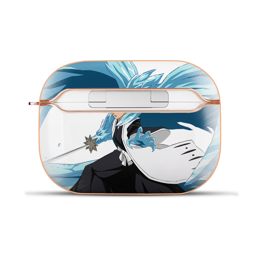 （画像用） ブリーチ 日番谷冬獅郎（ひつがや とうしろう） BLEACH Hitsugaya Toushirou 【AirPods Pro用】ハードシェル保護ケース｜耐衝撃・防指紋・カラビナ付き商品仕様