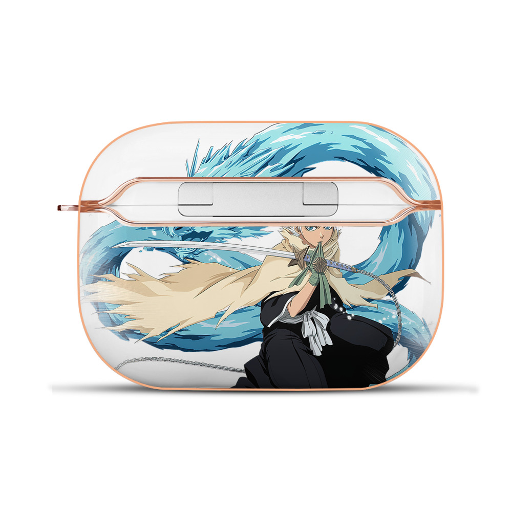（画像用） ブリーチ 日番谷冬獅郎（ひつがや とうしろう） BLEACH Hitsugaya Toushirou 【AirPods Pro用】ハードシェル保護ケース｜耐衝撃・防指紋・カラビナ付き商品仕様