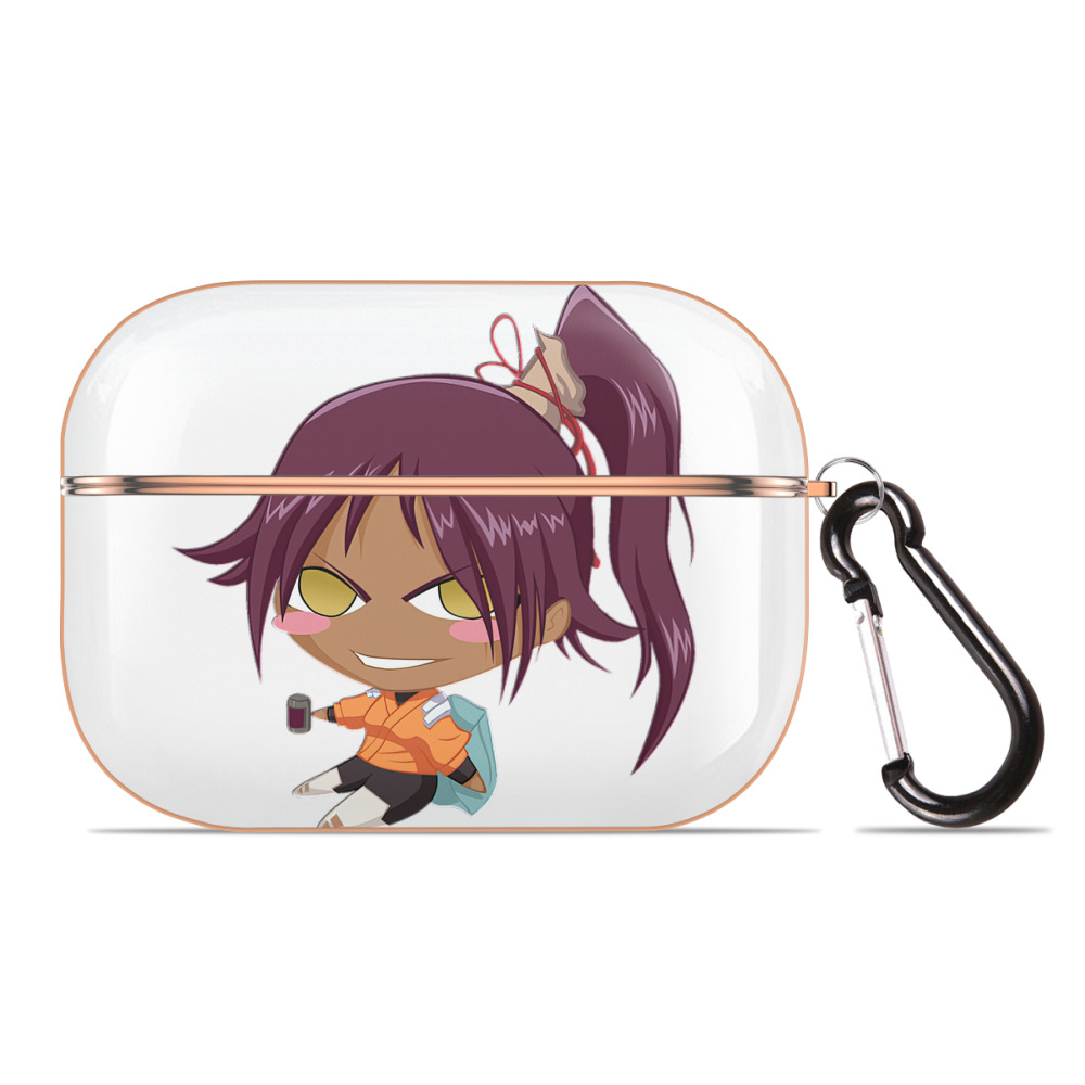 （画像用） ブリーチ 四楓院 夜一（しほういん よるいち） BLEACH Shihouin Yoruichi 【AirPods Pro用】ハードシェル保護ケース｜耐衝撃・防指紋・カラビナ付き商品仕様