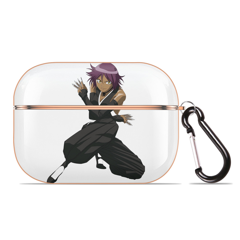 （画像用） ブリーチ 四楓院 夜一（しほういん よるいち） BLEACH Shihouin Yoruichi 【AirPods Pro用】ハードシェル保護ケース｜耐衝撃・防指紋・カラビナ付き商品仕様
