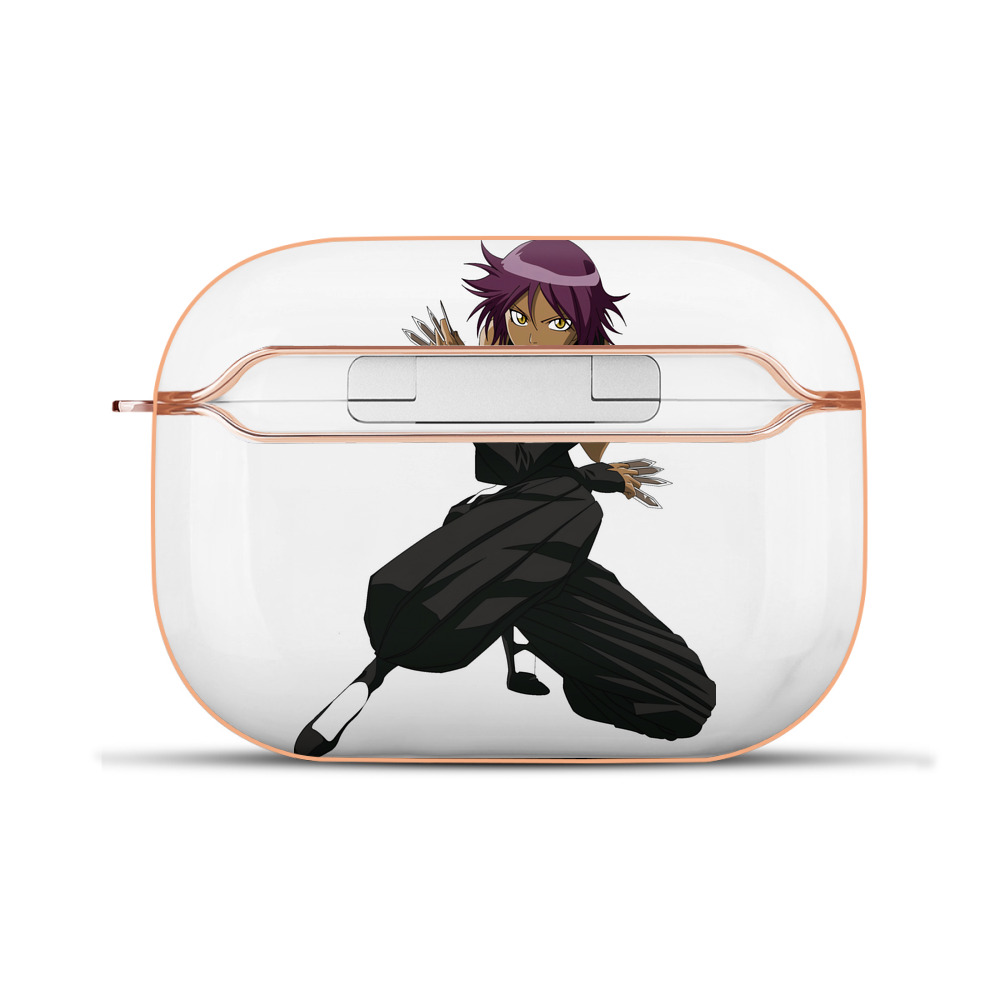 （画像用） ブリーチ 四楓院 夜一（しほういん よるいち） BLEACH Shihouin Yoruichi 【AirPods Pro用】ハードシェル保護ケース｜耐衝撃・防指紋・カラビナ付き商品仕様