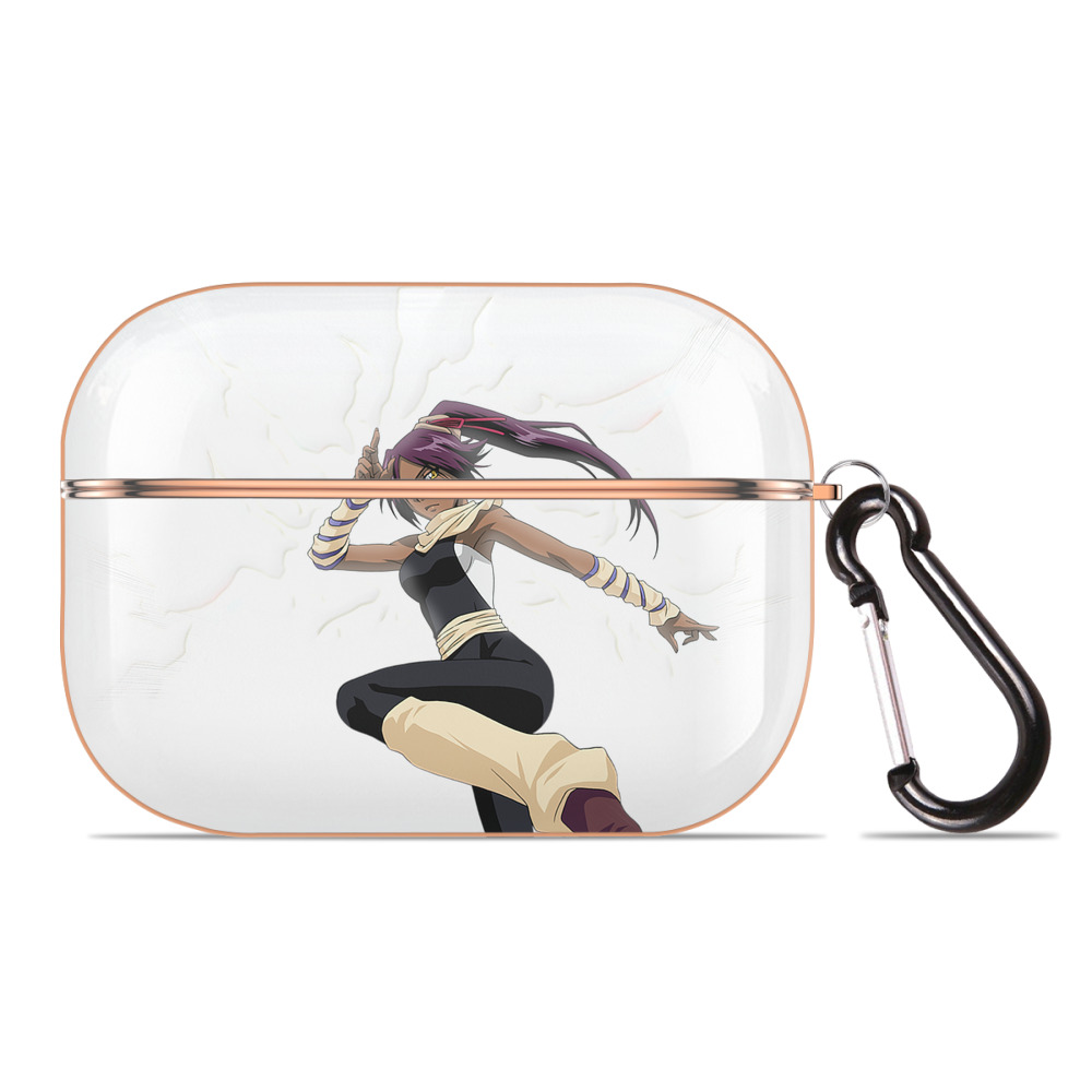 （画像用） ブリーチ 四楓院 夜一（しほういん よるいち） BLEACH Shihouin Yoruichi 【AirPods Pro用】ハードシェル保護ケース｜耐衝撃・防指紋・カラビナ付き商品仕様