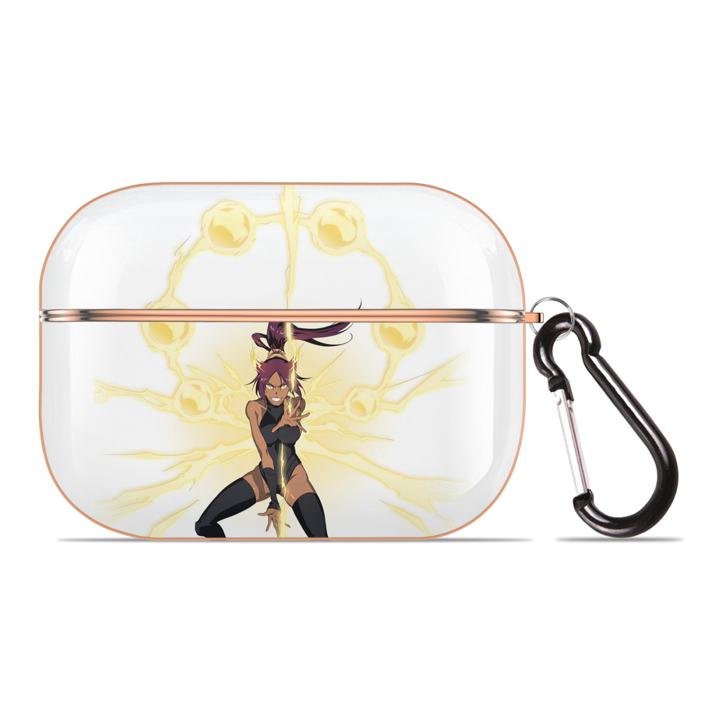 （画像用） ブリーチ 四楓院 夜一（しほういん よるいち） BLEACH Shihouin Yoruichi 【AirPods Pro用】ハードシェル保護ケース｜耐衝撃・防指紋・カラビナ付き商品仕様