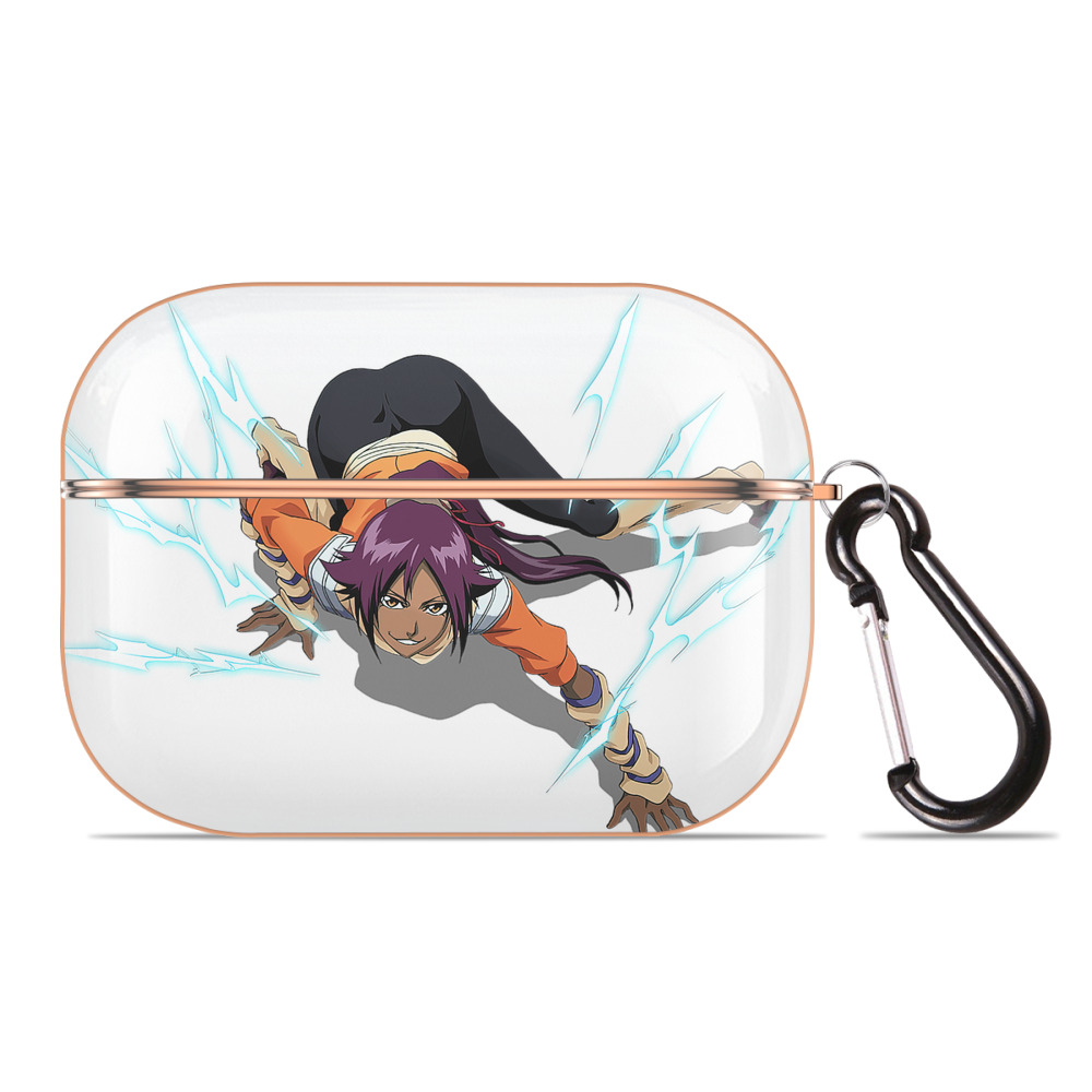 （画像用） ブリーチ 四楓院 夜一（しほういん よるいち） BLEACH Shihouin Yoruichi 【AirPods Pro用】ハードシェル保護ケース｜耐衝撃・防指紋・カラビナ付き商品仕様