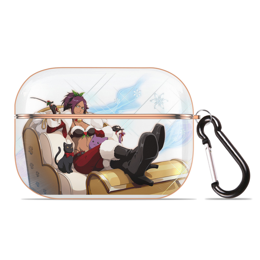 （画像用） ブリーチ 四楓院 夜一（しほういん よるいち） BLEACH Shihouin Yoruichi 【AirPods Pro用】ハードシェル保護ケース｜耐衝撃・防指紋・カラビナ付き商品仕様