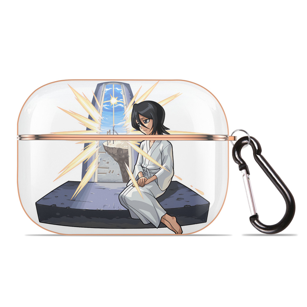 （画像用） ブリーチ 朽木ルキア BLEACH Kuchiki Rukia 【AirPods Pro用】ハードシェル保護ケース｜耐衝撃・防指紋・カラビナ付き商品仕様