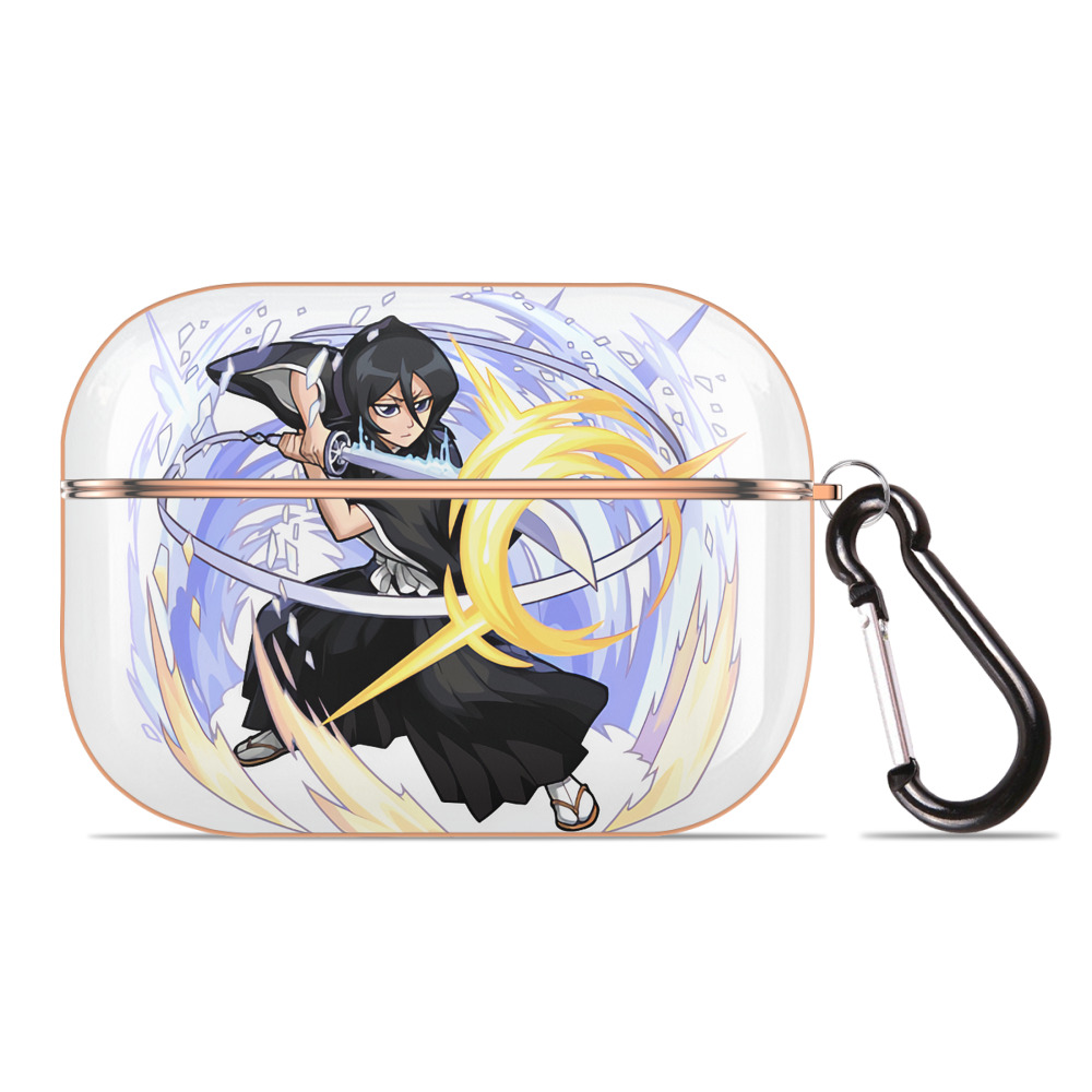 （画像用） ブリーチ 朽木ルキア BLEACH Kuchiki Rukia 【AirPods Pro用】ハードシェル保護ケース｜耐衝撃・防指紋・カラビナ付き商品仕様