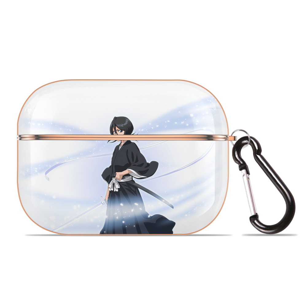 （画像用） ブリーチ 朽木ルキア BLEACH Kuchiki Rukia 【AirPods Pro用】ハードシェル保護ケース｜耐衝撃・防指紋・カラビナ付き商品仕様