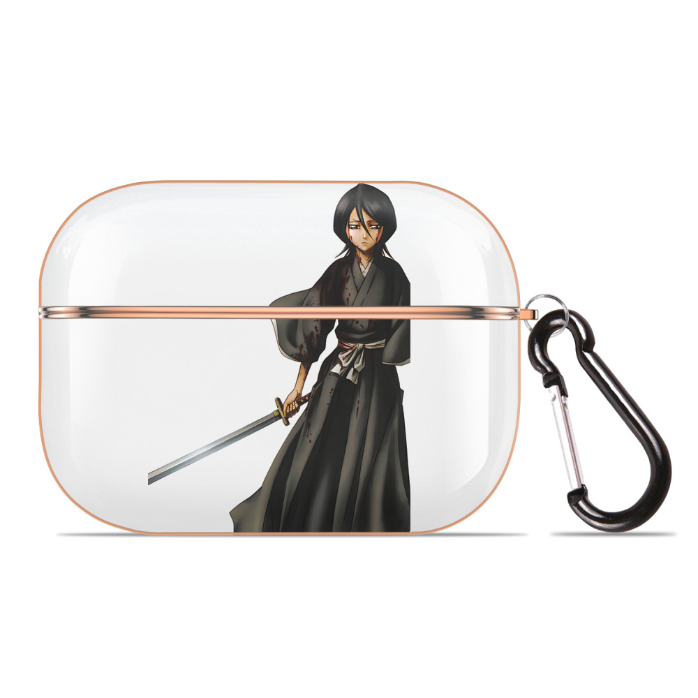 （画像用） ブリーチ 朽木ルキア BLEACH Kuchiki Rukia 【AirPods Pro用】ハードシェル保護ケース｜耐衝撃・防指紋・カラビナ付き商品仕様
