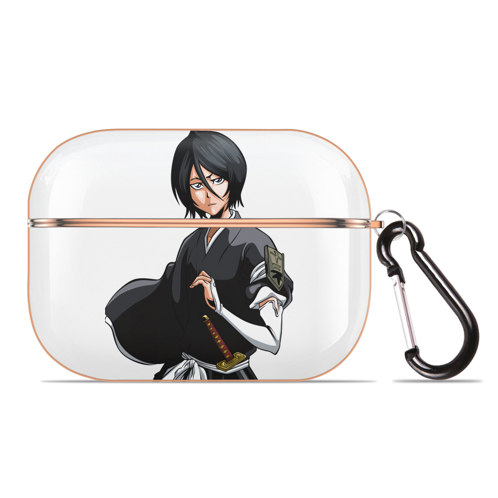（画像用） ブリーチ 朽木ルキア BLEACH Kuchiki Rukia 【AirPods Pro用】ハードシェル保護ケース｜耐衝撃・防指紋・カラビナ付き商品仕様