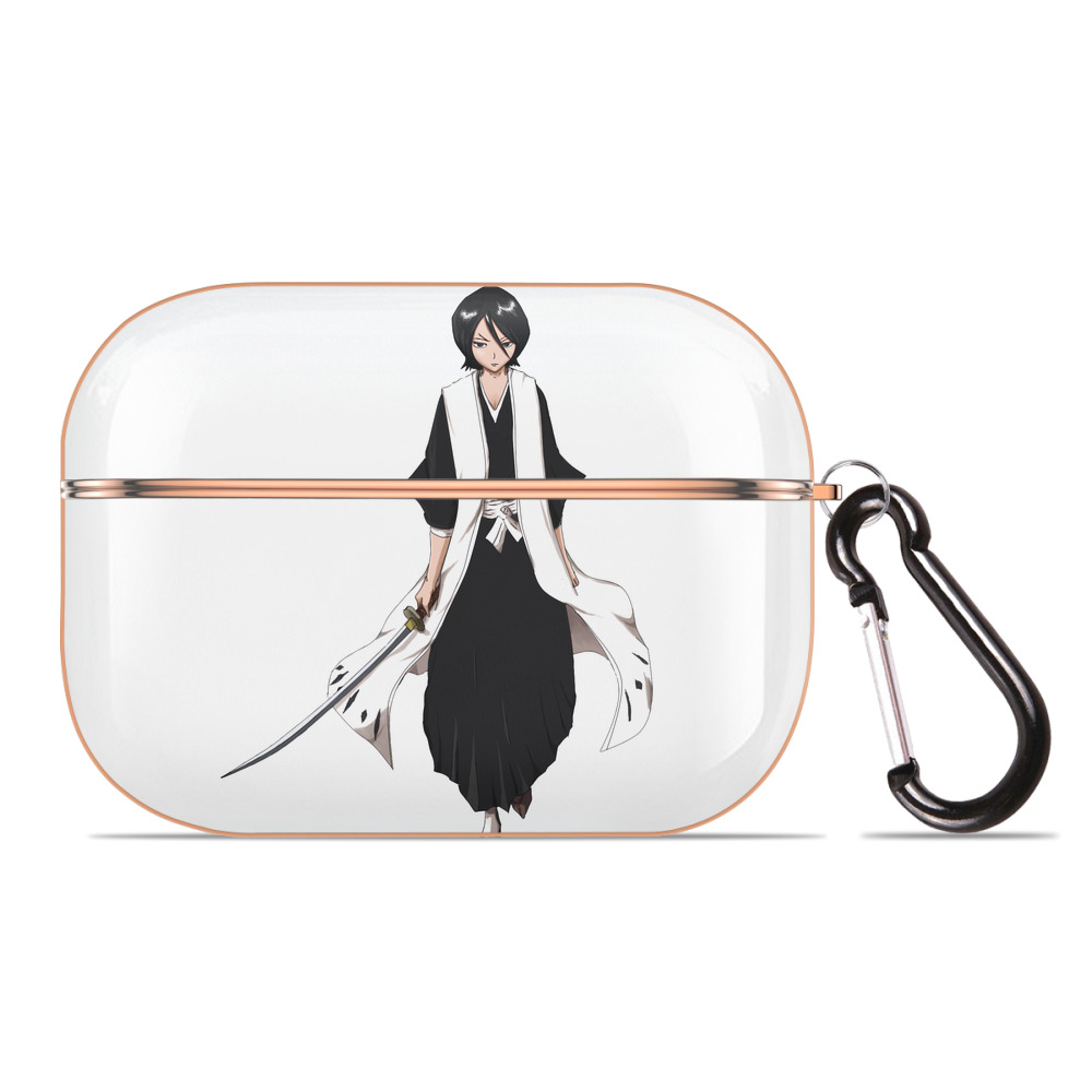 （画像用） ブリーチ 朽木ルキア BLEACH Kuchiki Rukia 【AirPods Pro用】ハードシェル保護ケース｜耐衝撃・防指紋・カラビナ付き商品仕様