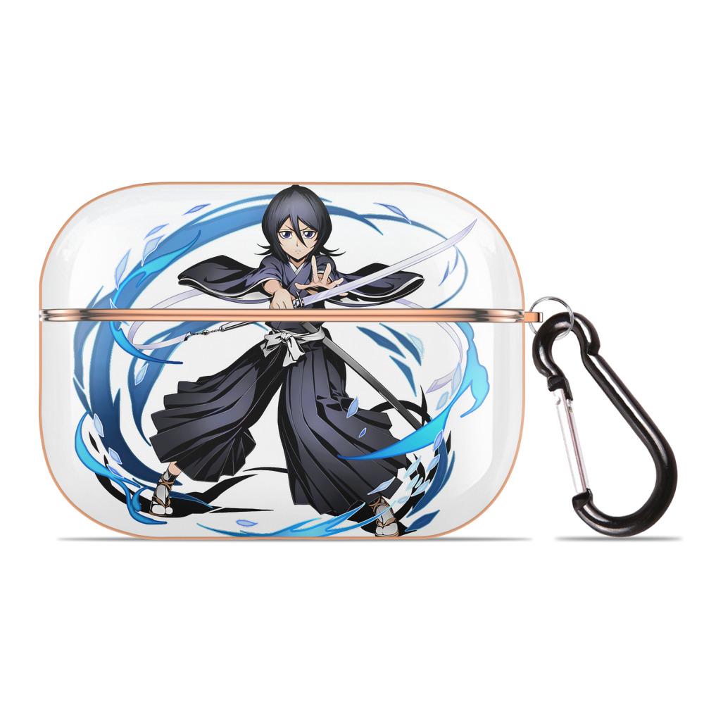 （画像用） ブリーチ 朽木ルキア BLEACH Kuchiki Rukia 【AirPods Pro用】ハードシェル保護ケース｜耐衝撃・防指紋・カラビナ付き商品仕様
