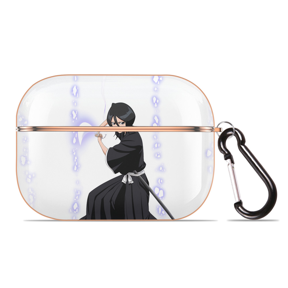 （画像用） ブリーチ 朽木ルキア BLEACH Kuchiki Rukia 【AirPods Pro用】ハードシェル保護ケース｜耐衝撃・防指紋・カラビナ付き商品仕様