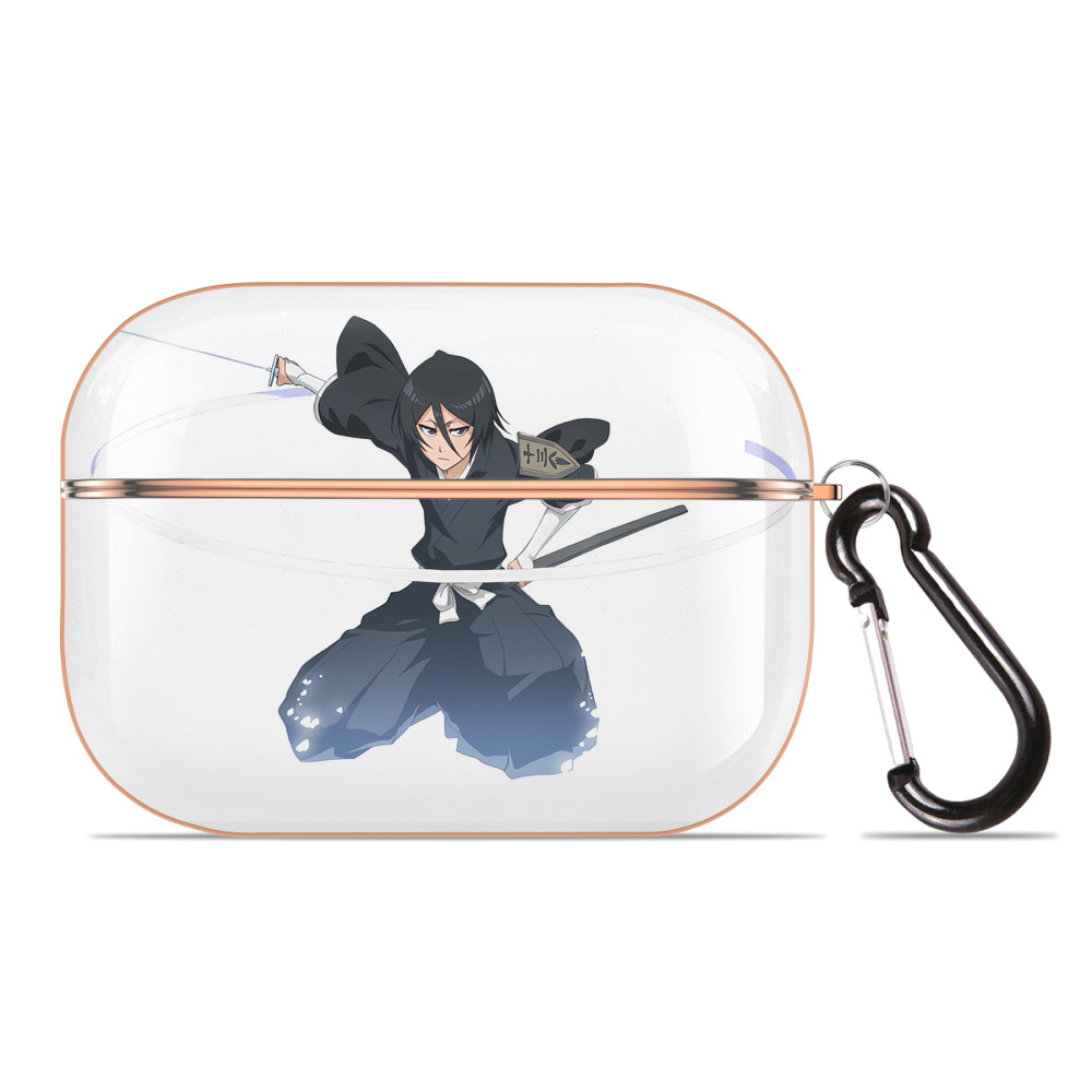 （画像用） ブリーチ 朽木ルキア BLEACH Kuchiki Rukia 【AirPods Pro用】ハードシェル保護ケース｜耐衝撃・防指紋・カラビナ付き商品仕様
