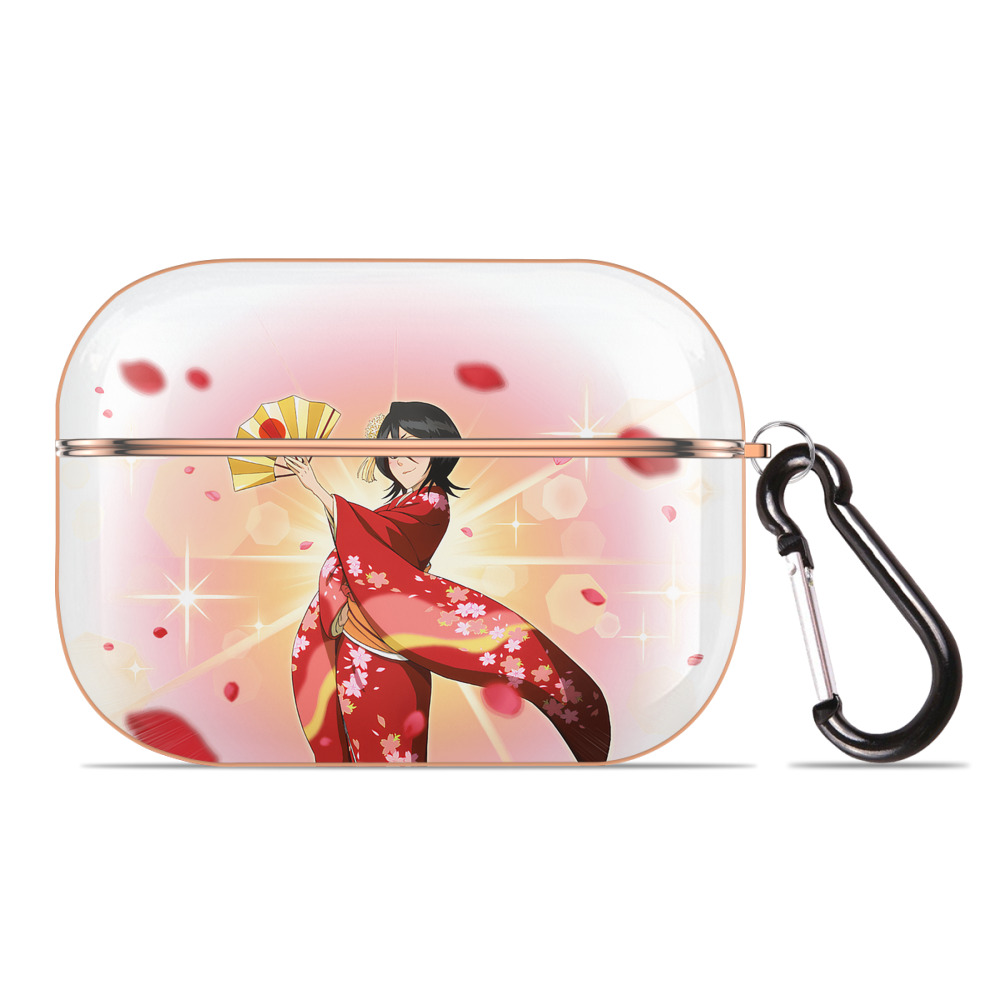 （画像用） ブリーチ 朽木ルキア BLEACH Kuchiki Rukia 【AirPods Pro用】ハードシェル保護ケース｜耐衝撃・防指紋・カラビナ付き商品仕様