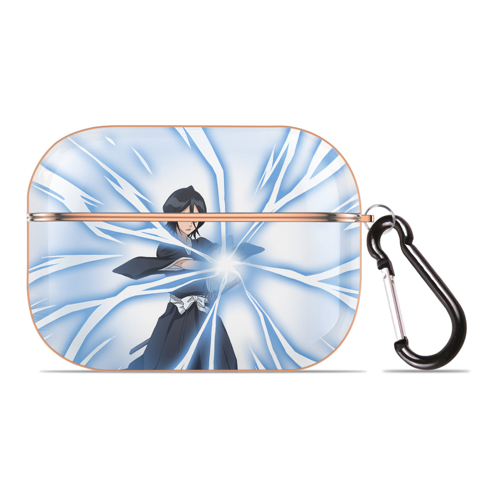 （画像用） ブリーチ 朽木ルキア BLEACH Kuchiki Rukia 【AirPods Pro用】ハードシェル保護ケース｜耐衝撃・防指紋・カラビナ付き商品仕様