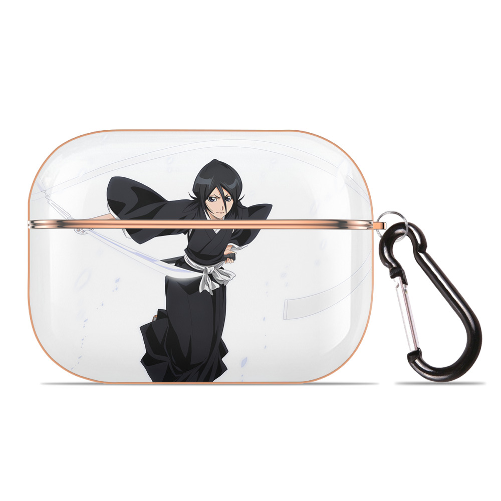 （画像用） ブリーチ 朽木ルキア BLEACH Kuchiki Rukia 【AirPods Pro用】ハードシェル保護ケース｜耐衝撃・防指紋・カラビナ付き商品仕様