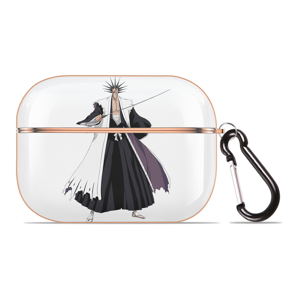 （画像用） ブリーチ ざらき けんぱち BLEACH Zaraki Kenpachi 【AirPods Pro用】ハードシェル保護ケース｜耐衝撃・防指紋・カラビナ付き商品仕様