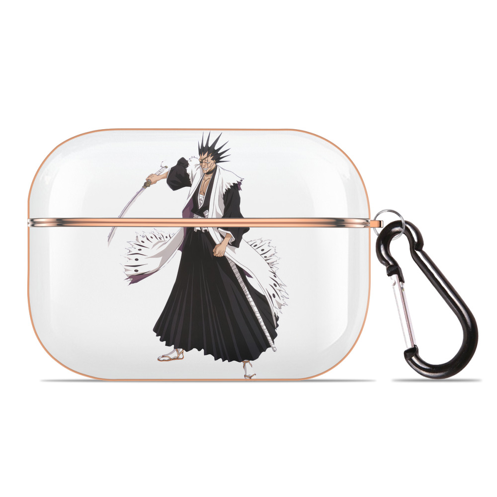 （画像用） ブリーチ ざらき けんぱち BLEACH Zaraki Kenpachi 【AirPods Pro用】ハードシェル保護ケース｜耐衝撃・防指紋・カラビナ付き商品仕様
