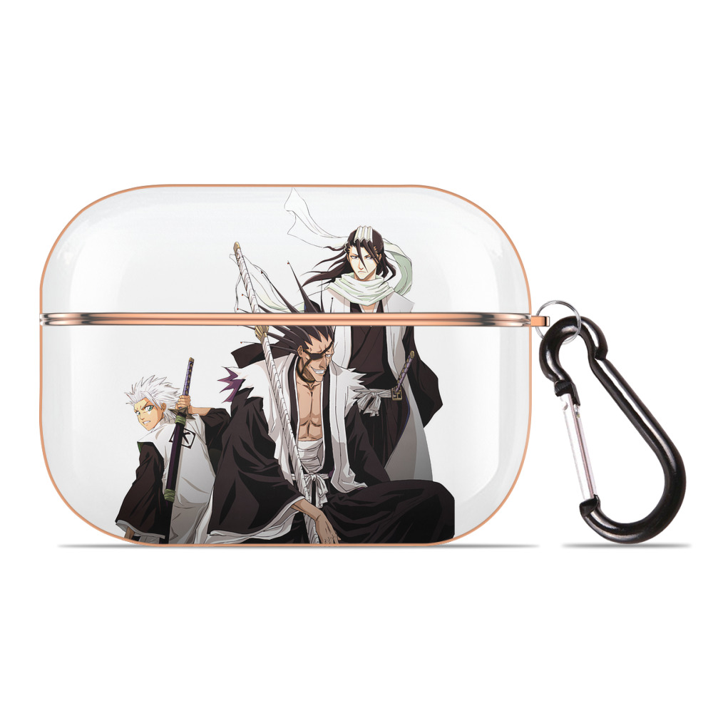 （画像用） ブリーチ ざらき けんぱち BLEACH Zaraki Kenpachi 【AirPods Pro用】ハードシェル保護ケース｜耐衝撃・防指紋・カラビナ付き商品仕様
