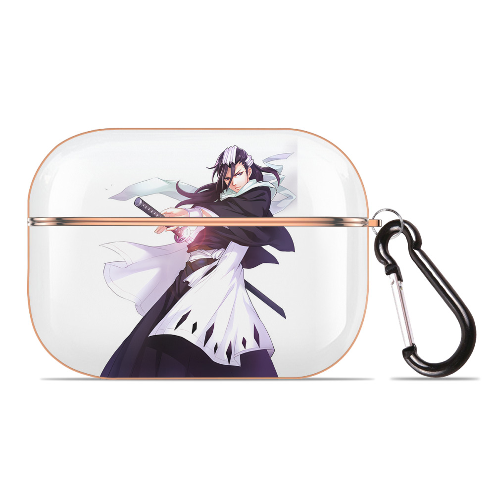 （画像用） ブリーチ くちき びゃくや BLEACH Kuchiki Byakuya 【AirPods Pro用】ハードシェル保護ケース｜耐衝撃・防指紋・カラビナ付き商品仕様