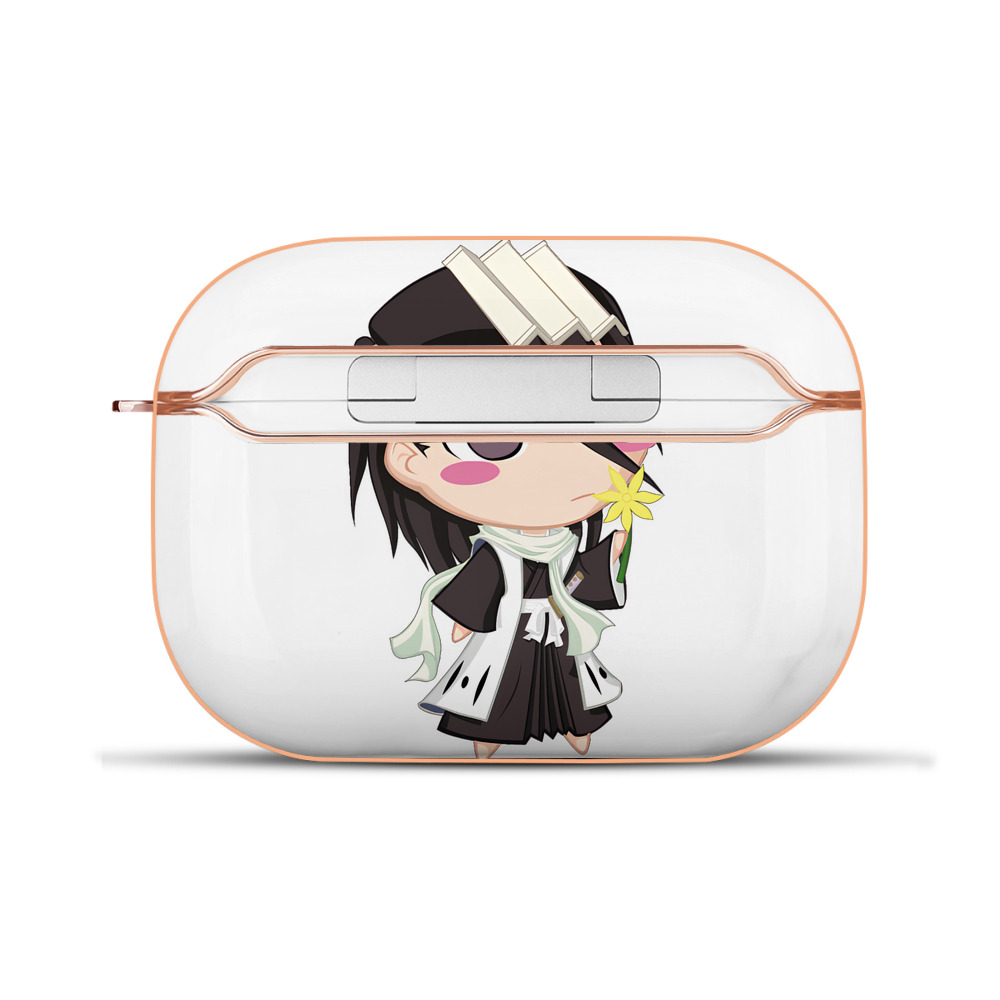 （画像用） ブリーチ くちき びゃくや BLEACH Kuchiki Byakuya 【AirPods Pro用】ハードシェル保護ケース｜耐衝撃・防指紋・カラビナ付き商品仕様