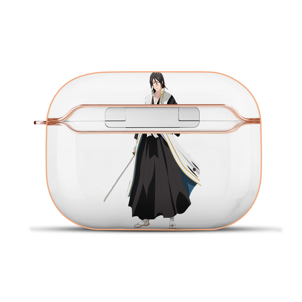 （画像用） ブリーチ くちき びゃくや BLEACH Kuchiki Byakuya 【AirPods Pro用】ハードシェル保護ケース｜耐衝撃・防指紋・カラビナ付き商品仕様
