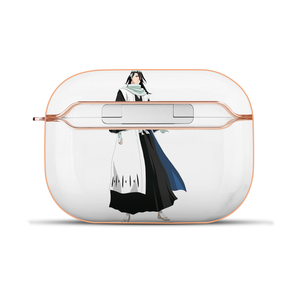 （画像用） ブリーチ くちき びゃくや BLEACH Kuchiki Byakuya 【AirPods Pro用】ハードシェル保護ケース｜耐衝撃・防指紋・カラビナ付き商品仕様