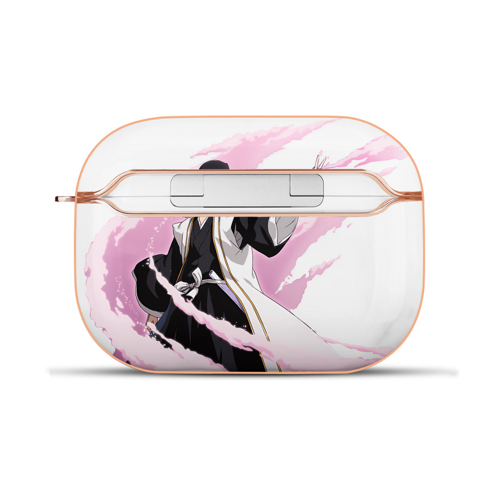 （画像用） ブリーチ くちき びゃくや BLEACH Kuchiki Byakuya 【AirPods Pro用】ハードシェル保護ケース｜耐衝撃・防指紋・カラビナ付き商品仕様