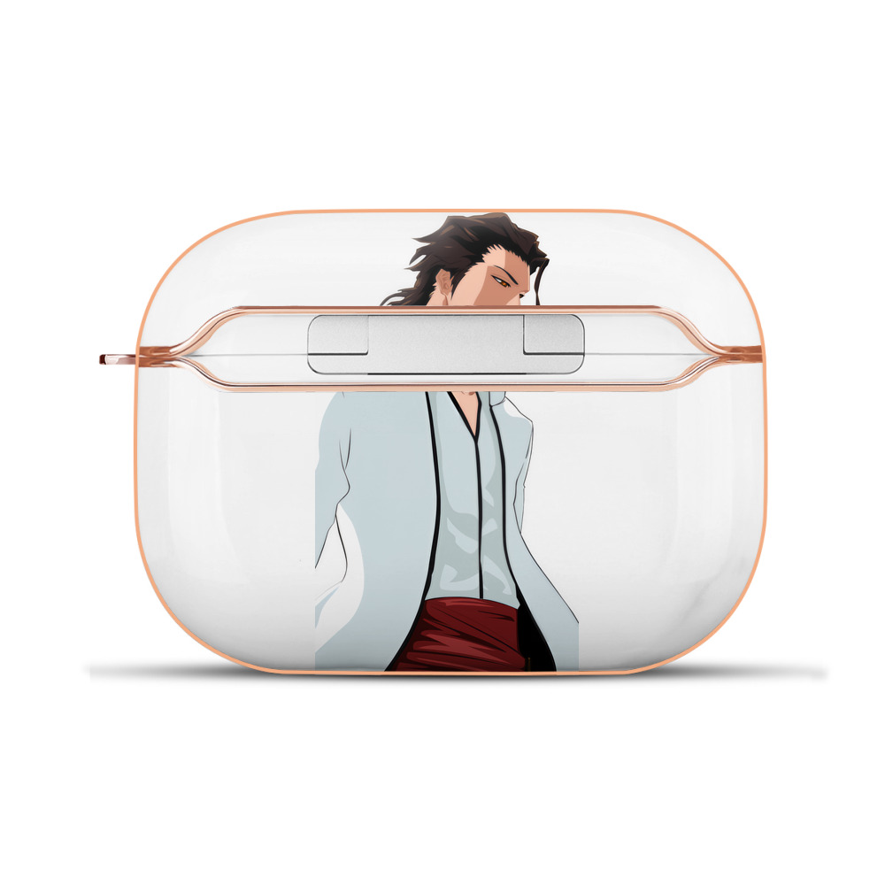 （画像用） ブリーチ 藍染 惣右介（あいぜん そうすけ） BLEACH Aizen Sousuke 【AirPods Pro用】ハードシェル保護ケース｜耐衝撃・防指紋・カラビナ付き商品仕様