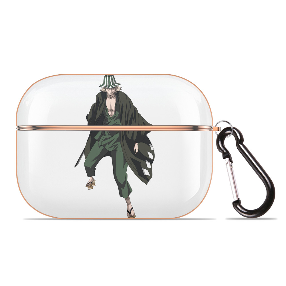 （画像用） "ブリーチ 浦原 喜助（うらはら きすけ） BLEACH Urahara Kisuke " 【AirPods Pro用】ハードシェル保護ケース｜耐衝撃・防指紋・カラビナ付き商品仕様
