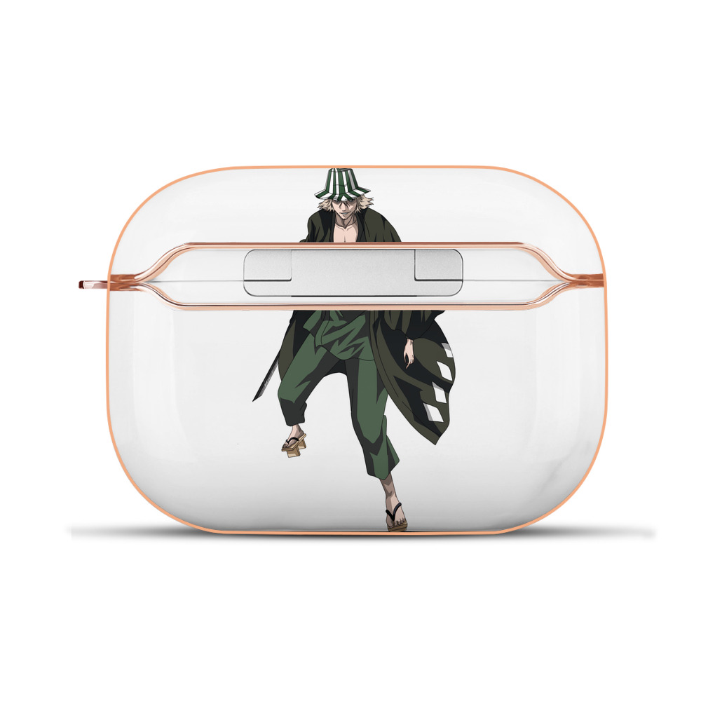 （画像用） "ブリーチ 浦原 喜助（うらはら きすけ） BLEACH Urahara Kisuke " 【AirPods Pro用】ハードシェル保護ケース｜耐衝撃・防指紋・カラビナ付き商品仕様
