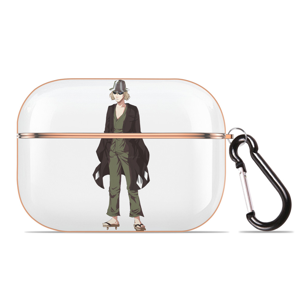 （画像用） "ブリーチ 浦原 喜助（うらはら きすけ） BLEACH Urahara Kisuke " 【AirPods Pro用】ハードシェル保護ケース｜耐衝撃・防指紋・カラビナ付き商品仕様