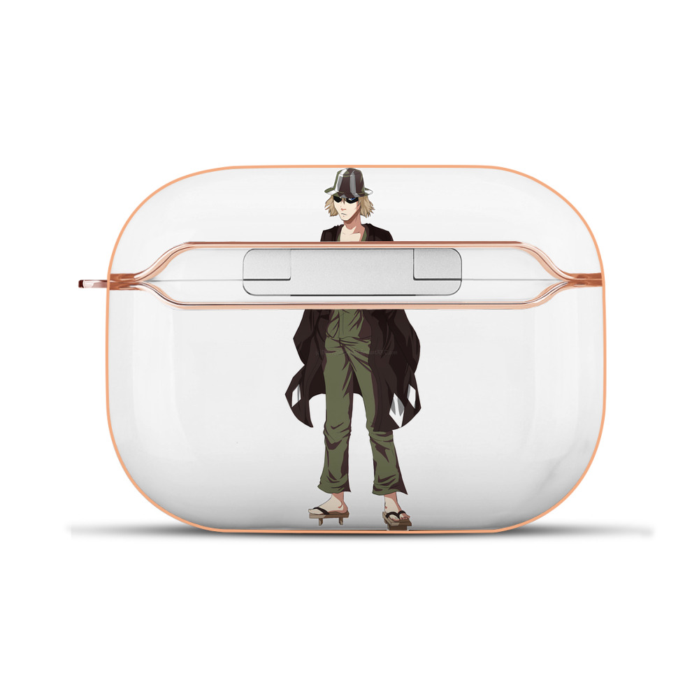 （画像用） "ブリーチ 浦原 喜助（うらはら きすけ） BLEACH Urahara Kisuke " 【AirPods Pro用】ハードシェル保護ケース｜耐衝撃・防指紋・カラビナ付き商品仕様