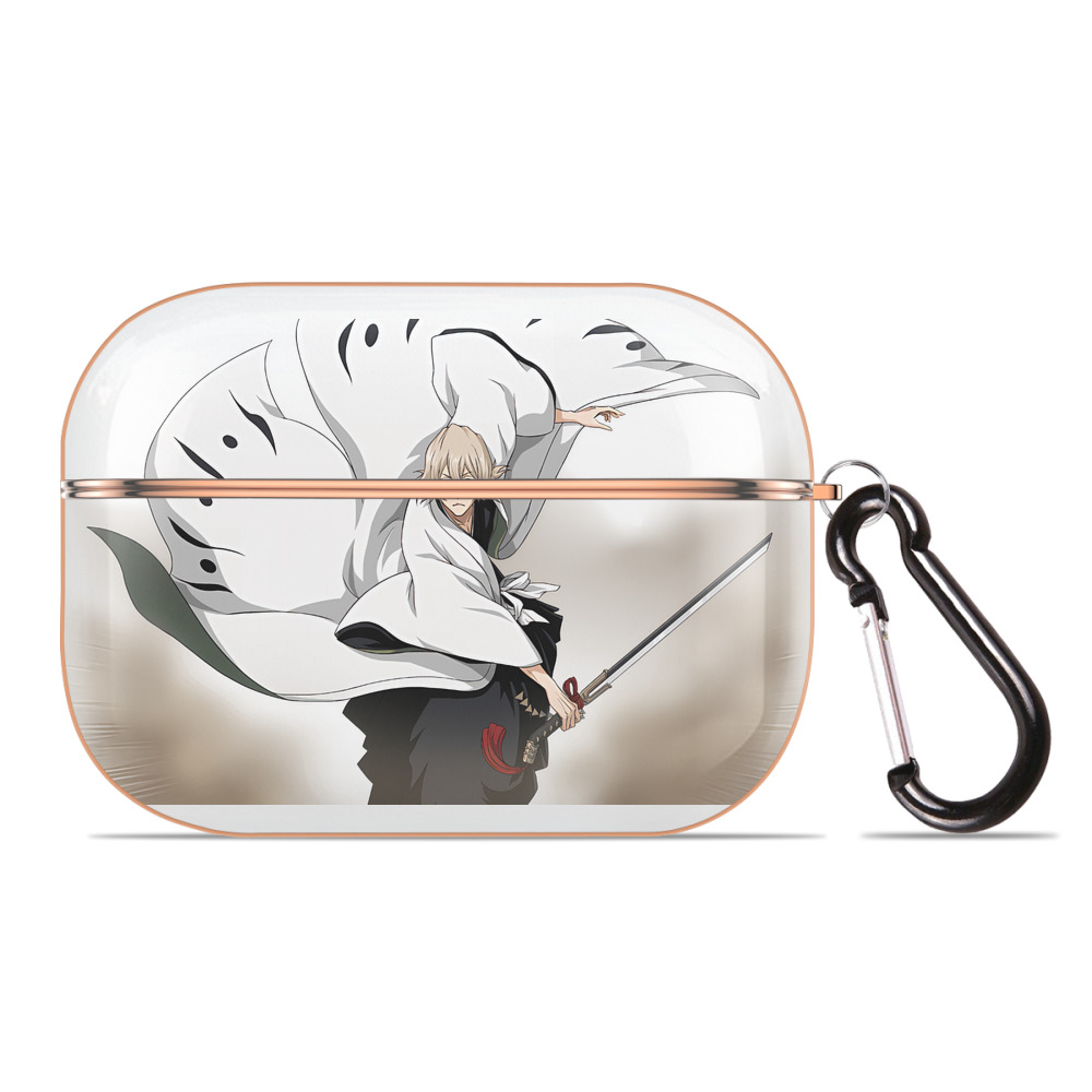 （画像用） "ブリーチ 浦原 喜助（うらはら きすけ） BLEACH Urahara Kisuke " 【AirPods Pro用】ハードシェル保護ケース｜耐衝撃・防指紋・カラビナ付き商品仕様